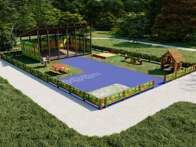 Комплект для детского сада TORUDA Полянка (10х15 м)